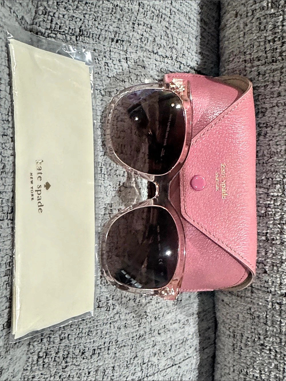 Kate Spade KIYA/S Sunglasses Pink & Brown Like New